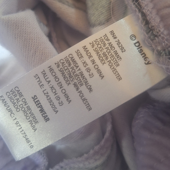 Disney 100 - Jack Skellington Purple PJ Set. XS - Picture 4 of 5